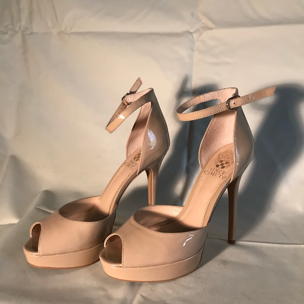 Vince Camuto beige colored pumps
